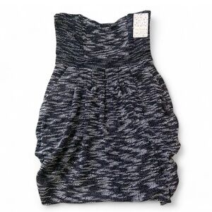 NWT Free People Nyima Tweed Strapless Gathered Dress – Size 4